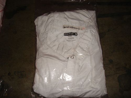 White knight cleanroom garments - size xl x-large coverall jumpsuit bunny suit for sale