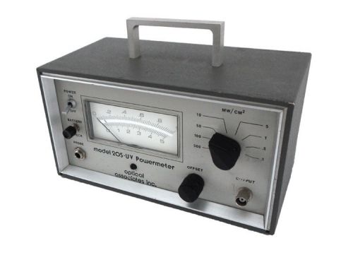 Vintage Optical 205-UV Portable Analog Ultraviolet Powermeter NO BATTERIES/PROBE