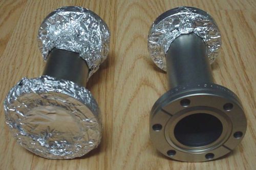 (2) high vacuum pump research chamber valve for sale