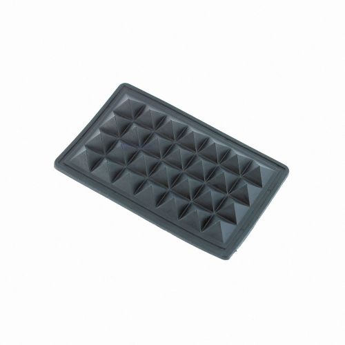 45I-SF03X02-BLK (2) Two Sewable Rubber Bottom Feet (bumpers) for Cases, Bags