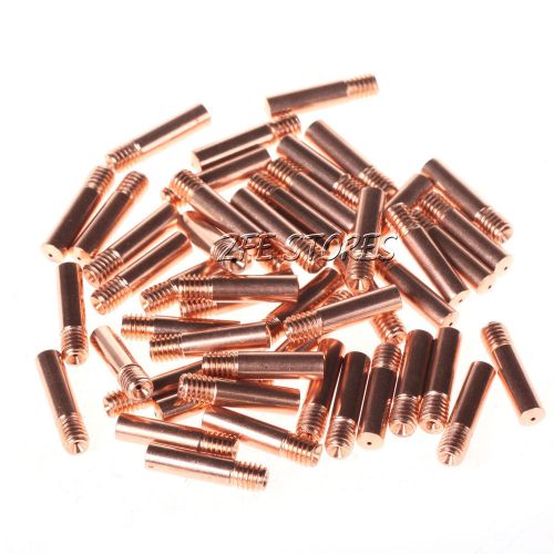 50pcs MB15 MIG Welding of 0.8x25mm Contact Tip Quality