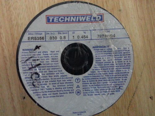 Techniweld, er5356, .030”/0.8mm dia. wire, 1 lb/0.454k. for sale