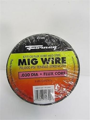 Forney 42300, E71T-GS, 0.030&#034;, Mild Steel MIG Welding Wire - 2 lbs.