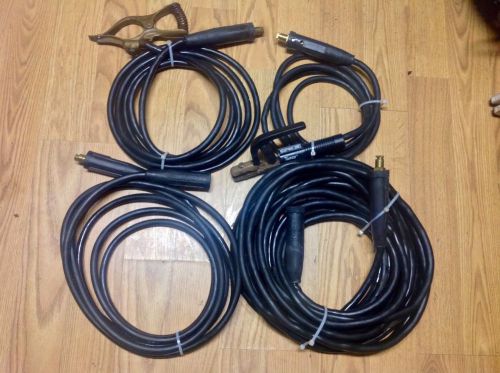 welding cable 1/0 , Total 88&#039; Long Comes With Stinger &amp; Ground Clamp Tweco LC40