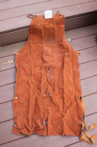 Red ram welding split leg apron, size 24 x 42 #rr19 for sale