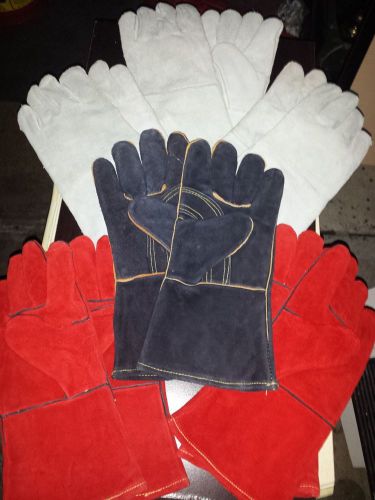 10 ) assorted welding gloves  ( cordova brand )   large  &amp;  x- large for sale