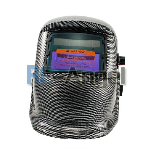 New pro auto darkening welding+grinding hood helmet hood tth mask carbon firbe for sale