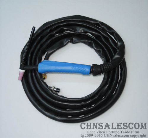 Wp-9 sr-9 tig welding torch  dc 125a ac 100a gas cooled 4m 13feet for sale
