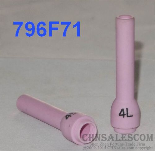 10 pcs #4 796F71 Alumina Nozzle Cups for WP-9 WP-20 WP-25 6.5mm 1/4&#034;