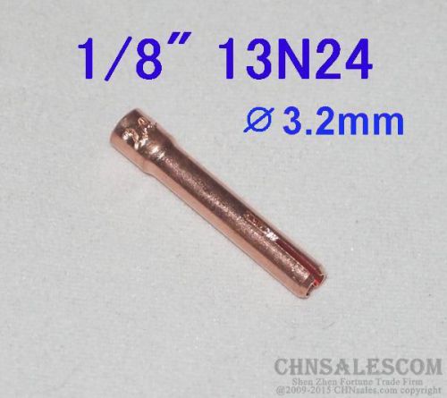 10 pcs 13N24 Collets for Tig Welding Torch WP-9 WP-20 WP-25  3.2mm 1/8&#034;