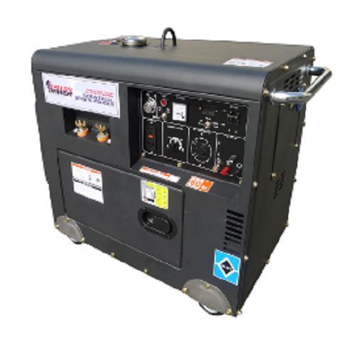 Falcon industr/ 8500 es diesel welder (stick) generator &amp; orig welding kit for sale