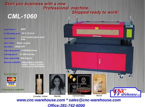 Cnc warehouse-professional laser/engraver model cml-1060 for sale