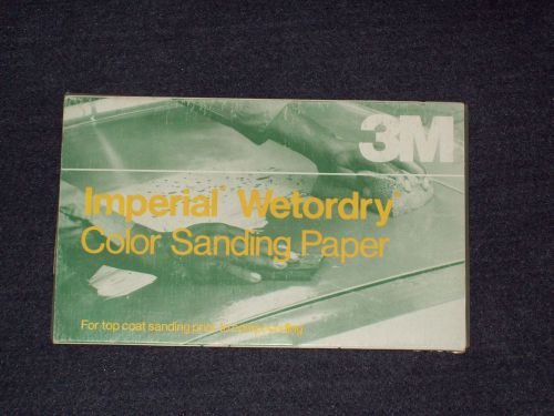 3M Imperial 414Q Wetordry Color Sanding Paper 50 Sheets