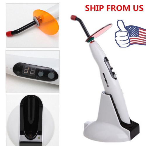 Dental Cordless Wireless LED Curing Light Lamp US STOCK Hot Sale