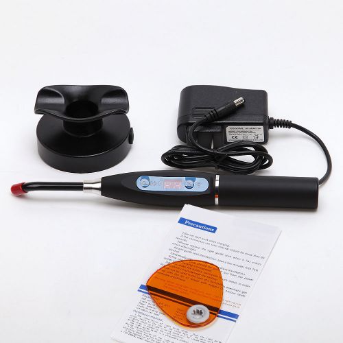 Hot NEW Dental Cordless LED Curing Light Lamp 1500mw blue Ray T1 5 colors black