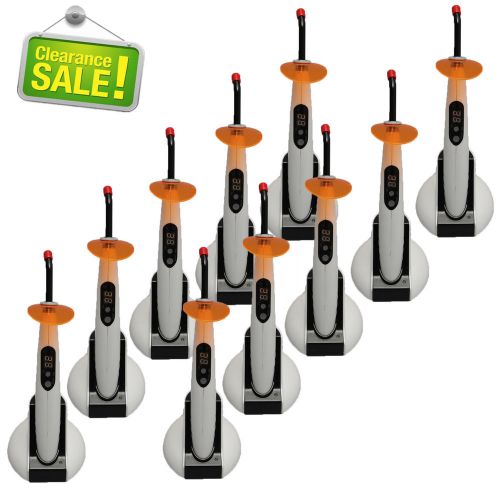 Sale! 10X Dental Wireless Cordless LED Curing Light Cure Lamp LED-B High Power