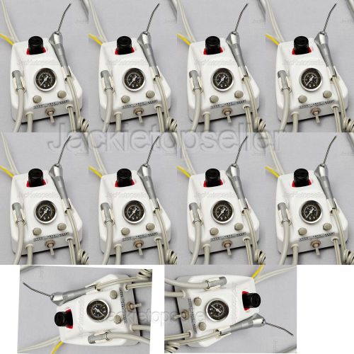 10x new Dental Portable Turbine Unit Work with all kinds of Compressor 4 Holes
