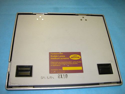 Kodak lanex medium x-ray developing cassette screen 8x10&#034; for sale