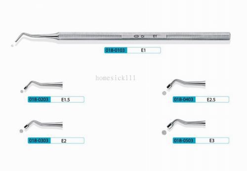 1PC KangQiao Dental Instrument Amalgam Pluggers E1.5(eight-angle handle)