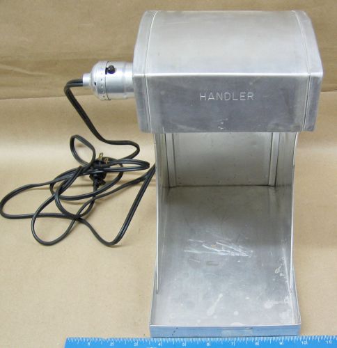 Handler Dental Lathe Buffer Polisher Hood with Light and Exhaust Port