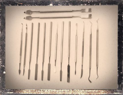 15 pc set cement spatules, lab dental jewlery wax carvers for sale