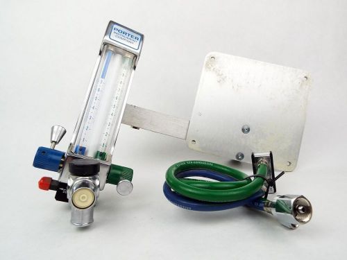 Porter mxr 1000 sedation nitrous oxide dental monitor flowmeter w/ hoses for sale