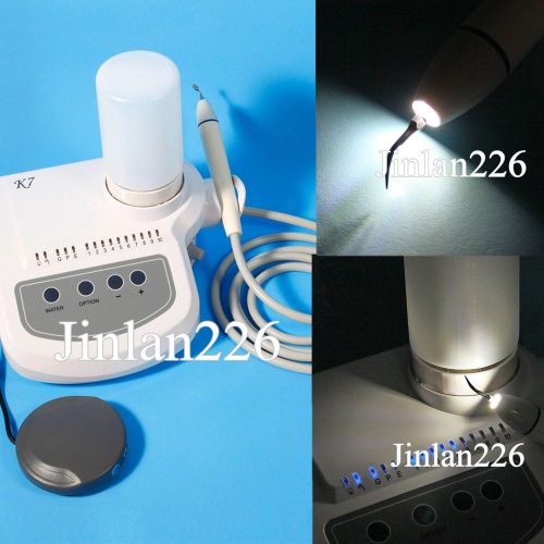 Dental Portable Ultrasonic piezo scaler EMS/WOODPECKER fiber optic LED handpiece