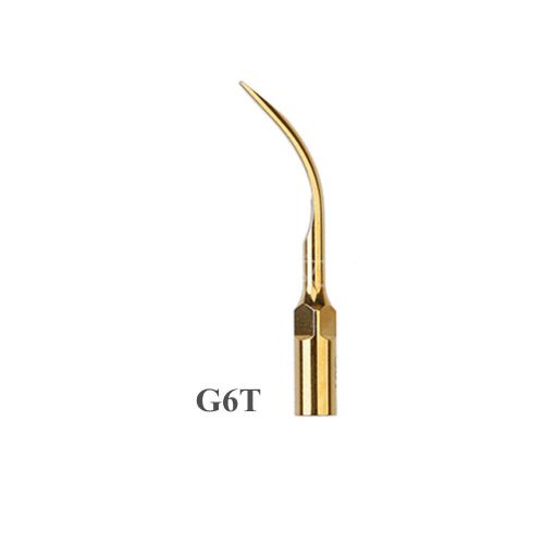 Dental Ultrasonic titanium Scaler Gold-plated Scaling Tip G6T For EMS WOODPECKER