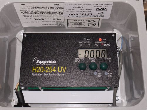 Apprise H20-254 UV sensor radiation monitoring for HVAC, food disinfection
