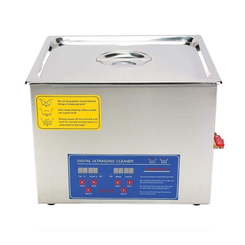 15L 15 L ULTRASONIC CLEANER DRAINAGE SYSTEM WITH FLOW VALVE PERSONAL USE POPULAR