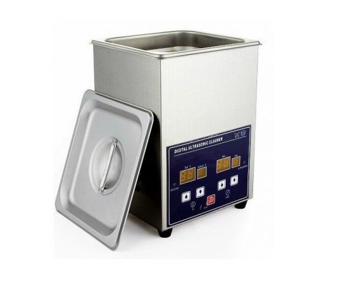 2l 70w dental jewelry digital stainless steel ultrasonic cleaner heater timer for sale
