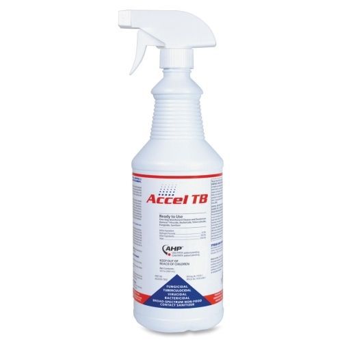 Accel TB Hydrogen Peroxide Cleaner/Disinfectant -Liquid -32fl oz -12/Carton