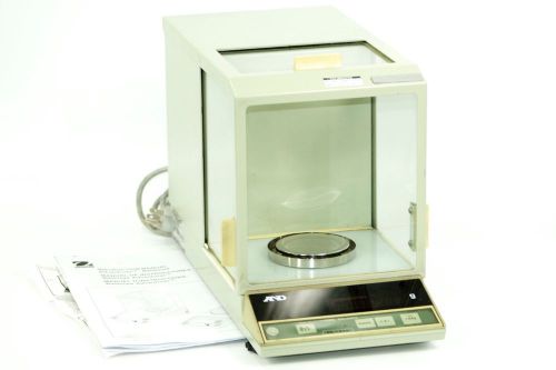 A&amp;D AND ER-182A ELECTRONIC ANALYTICAL BALANCE SCALE  MAX 180G D=0.1MG