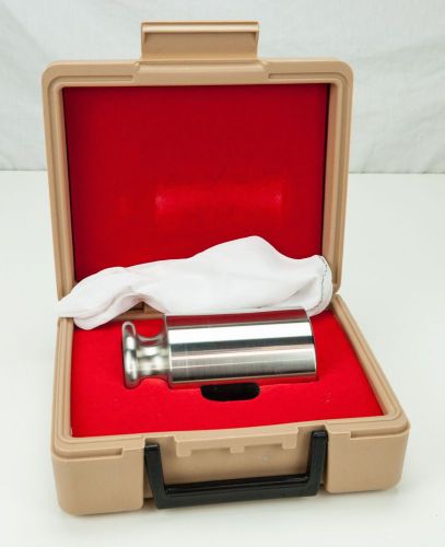 Ohaus 4kg calibration weight with case and glove excelent for sale