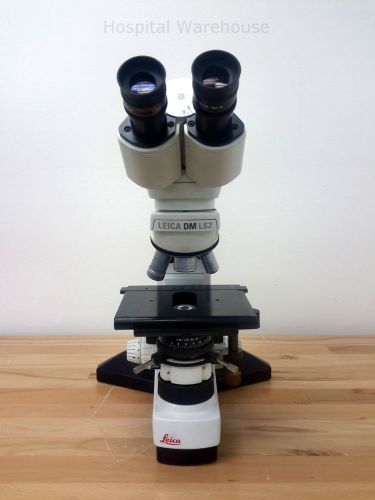 Leica dm ls2 microsystems microscope reichert  5 obj lenses lab carl zeiss for sale