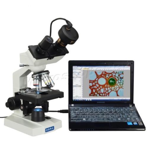 40X-2000X Binocular Compound Microscope with 2MP USB Digital Camera for WIN&amp;MAC