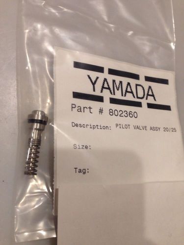 Yamada Pump 802360 Pilot Valve Assy 20/25