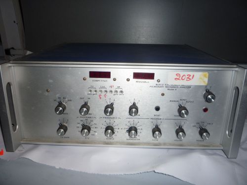 Buxco electrome pulmonary analyzer model #6  (item.# 2031/6) for sale