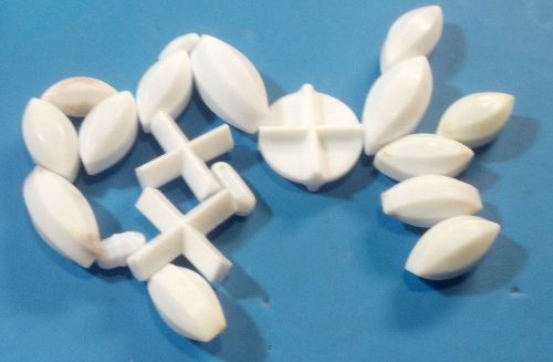 Various Shaped Various Sized PTFE Coated Magnetic Stirring Bars Lot of 19