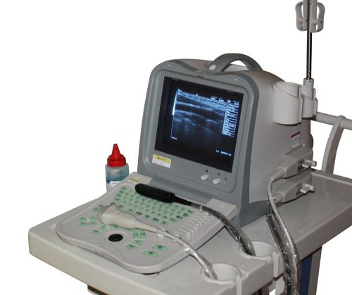 Veterinary bovine ultrasound machine with rectal probe 5.5/6.5/7.5mhz new for sale