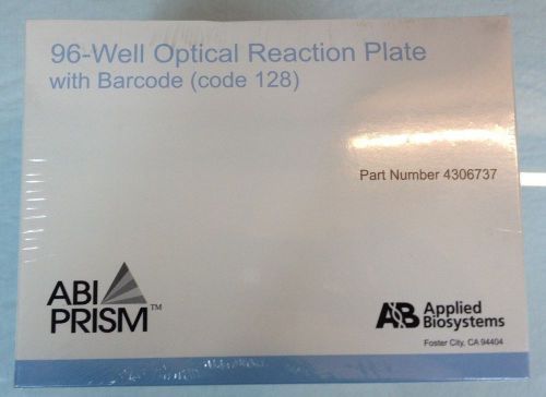 BOX of 20 ABI 96-WELL OPTICAL REACTION PLATES with barcode 4306737