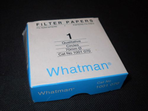 (90) whatman 70mm grade 1 qualitative filter paper circles, 11?m pore, 1001-070 for sale