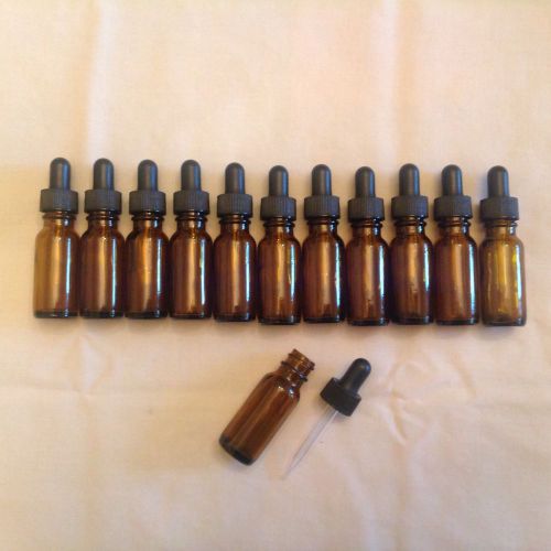 1/2 oz. (15 ml) amber glass eyedrop  bottles