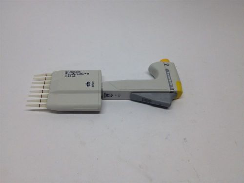 Brinkmann transferpette 8 channel 5-25ul pipette for sale