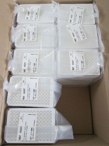 Greiner microplates, #655207, partial case of 80, 96-well, pp, f-bottom, white for sale
