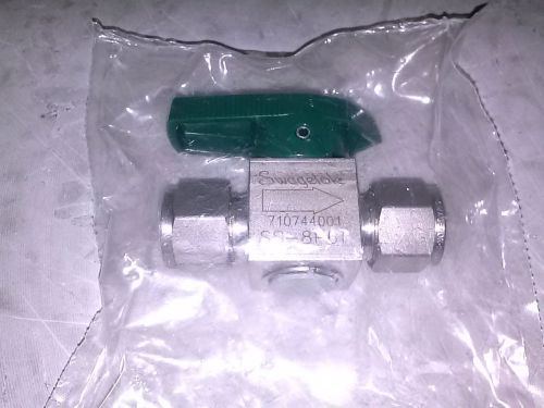 Swagelok ss-8p6t  plug valve 1/2 &#034;  new in bag,, for sale