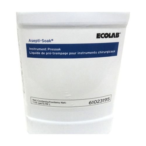 Ecolab Instrument Cleaner/Asepti-Soak Presoak Concentrate 4 Gallons Per Case