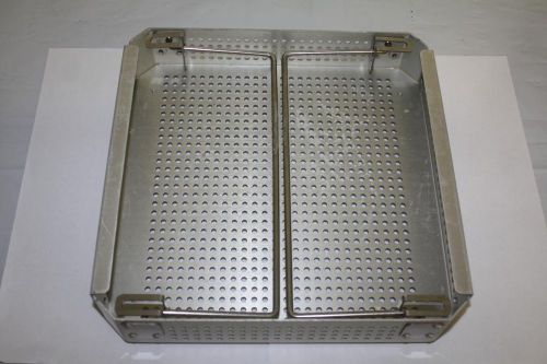 Stainless Instrument Sterilization Tray with Handles