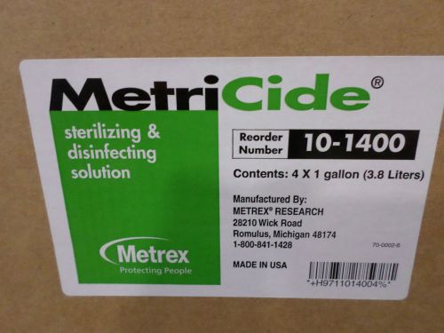 Metrex Metricide Sterilizing Solution 10-1400 4 Gallons