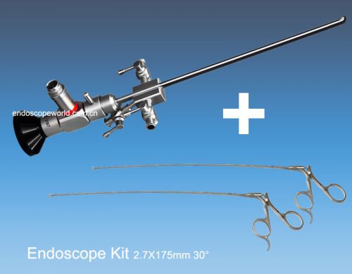 New ?2.7mm endoscope kit with sheath trocar 2pcs instruments storz compatible for sale